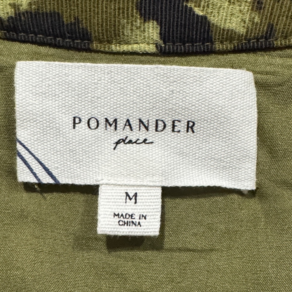 Tuckernuck: Pomander Place Olive and Black Printed Tiered V-Neck Midi Dress - Picture 3 of 3
